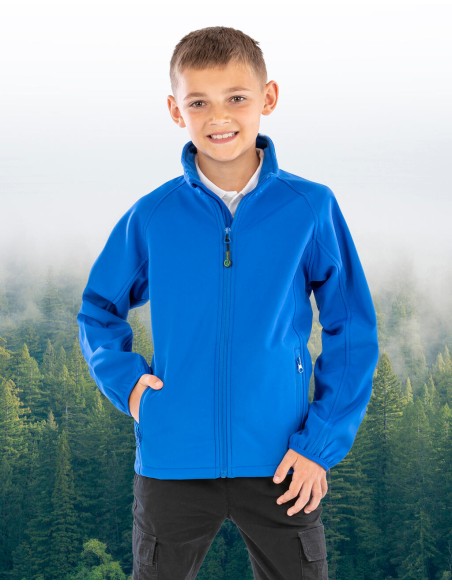 RES-R901J-Recycled 2-Layer Printable Junior Softshell Jacket 2